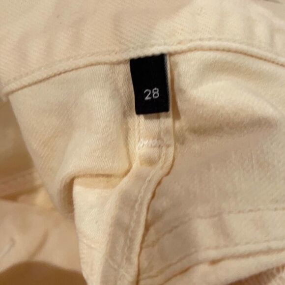 Goldsign Low Slung Straight Blonde Jeans Midrise - Picture 11 of 12